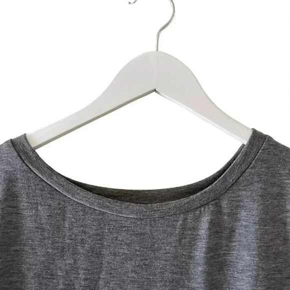 Mirol Charcoal Gray Short Sleeves Minimalist T-Shirt SZ M #1232 - Picture 2 of 12